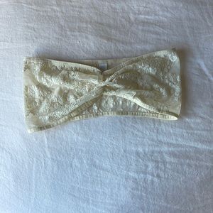 American Apparel lace bandeau